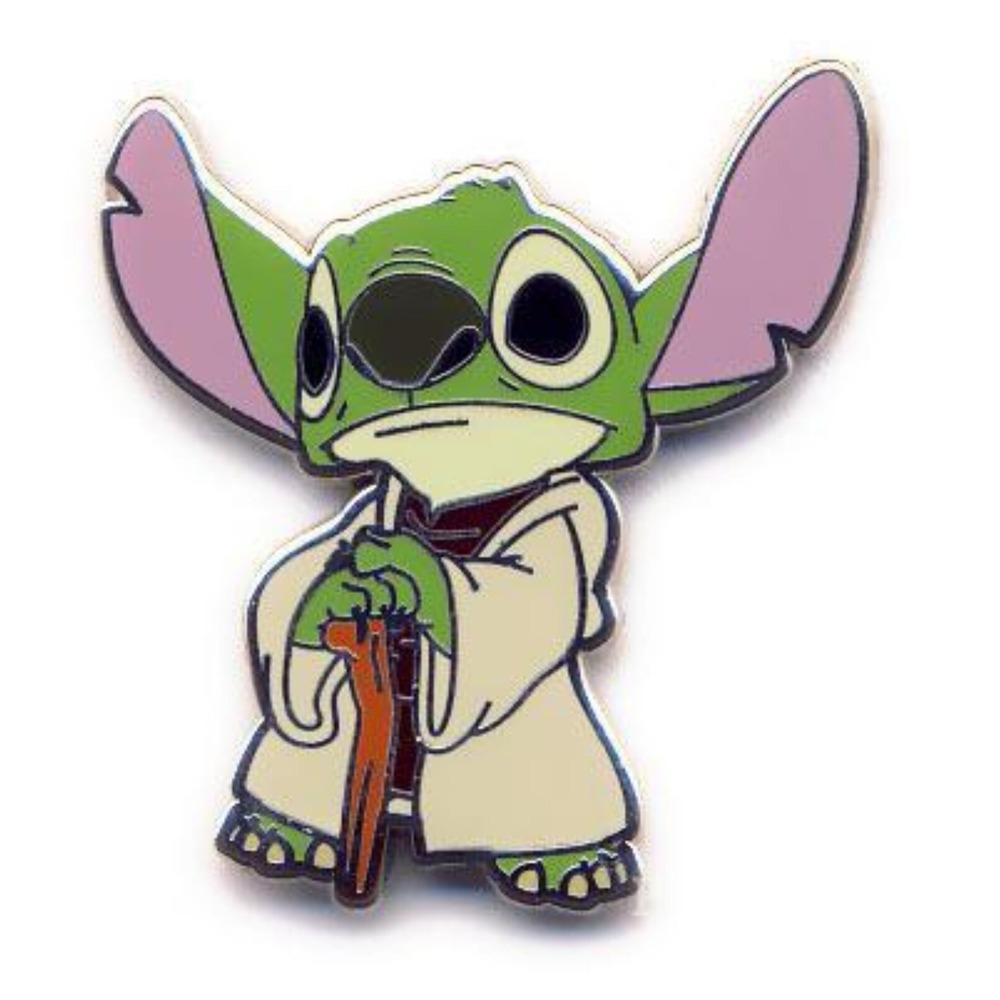 Disney‎ Pin Star Wars Stitch dressed as Yoda Mystery  Empire Strikes Back 61071